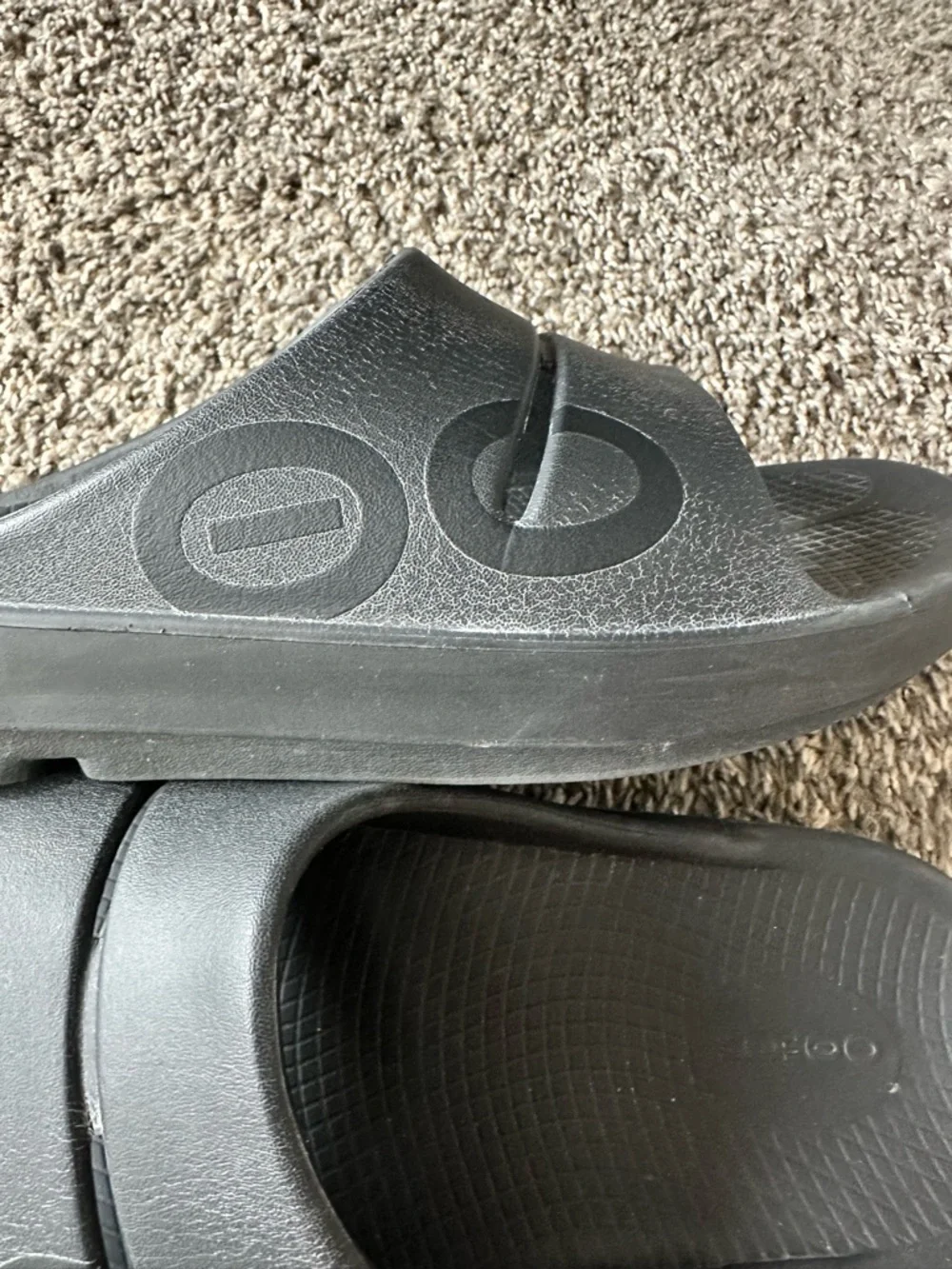 Oofos slip on sandals